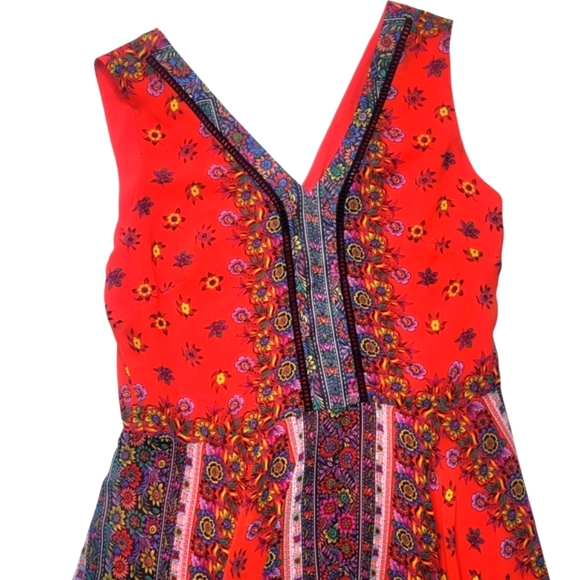 Nanette Lepore Floral Calypso Tank Dress Size 10 - Picture 2 of 8